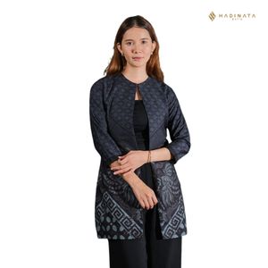 เสื้อแขนกุดผ้าบาติกสำหรับผู้หญิงสไตล์วินเทจ PJG ทำมือ 100% ผ้าฝ้ายอินโดนีเซีย สไตล์ยุค 50 ของแท้ ทำมือ - Product Image 2