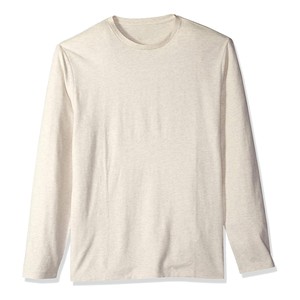 Camiseta de Manga Larga Negra para Hombre, Cuello Redondo, con Bolsillo en el Pecho, Corte Regular, Informal, Tejida, 100% Algodón, para Otoño, Último Modelo 2026 - Product Image 4