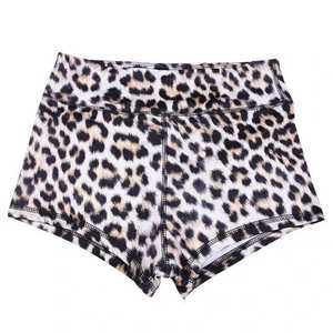 Shorts taille haute pour femmes, imprimé fessier, sexy, en spandex, nouveau design, pour l'été et le fitness - Product Image 2