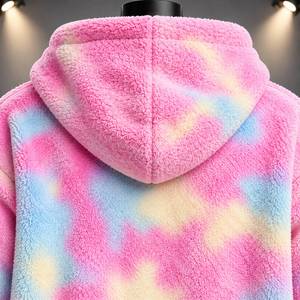 Sweat à capuche oversize pour homme en tissu éponge à motif de dessin animé personnalisable, 460 g/m², épais, vêtements de sport d'hiver respirants, 100 % coton polyester - Product Image 5