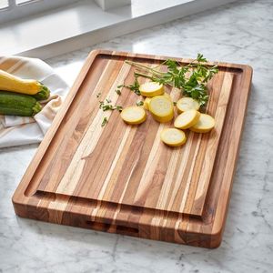 Tabla de Cortar/Picar de Madera Maciza, Forma Rectangular, Ecológica, Apta para Lavavajillas, para Uso en la Cocina - Product Image 2