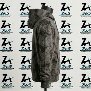 Sweat-shirt à capuche tie-dye pour homme, coupe classique, en molleton bouclette, décontracté, pour l'automne, marque privée - Product Image 4