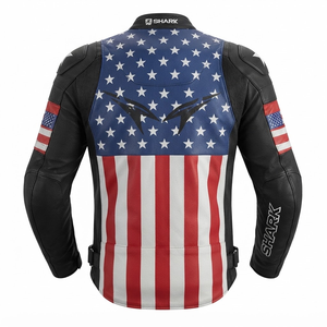 Chaqueta de Motociclismo Profesional para Hombre, de Cuero Vacuno Genuino, con Protección de Nivel 2 CE y Soporte para la Espalda - Product Image 2