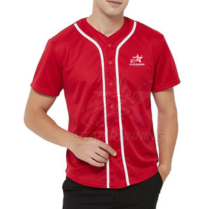 Maillot de baseball léger et durable en polyester 100 % pour équipes, vente en gros, faible MOQ, fabriqué au Pakistan pour la vente en ligne - Product Image 2