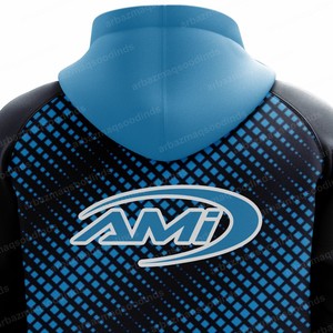 Wholesale Custom Heavyweight Oversized Pullover Hoodie 100% Polyester Winter <b>Thermal</b> <b>Fleece</b> Breathable Quick Dry Men OEM - Product Image 4