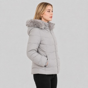 Bubble Jacket Oversized <b>Winter</b> Puffer Coat Warm <b>Quilted</b> Insulated Outerwear Lightweight Hooded Jacket Casual Fashion Women - Product Image 3