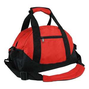 Bolsa Deportiva Gris Claro 600D con Detalles Negros y Correa para el Hombro para Gimnasio, Fitness y Viajes - Product Image 2