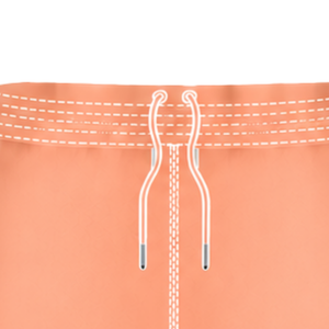 Shorts de rugby blancs pêche, taille élastique avec cordon de serrage, pour entraînement et match, vêtements de sport légers pour équipes - Product Image 5