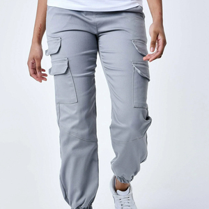 Meilleur fabricant de pantalons cargo respirants pour femmes à bas prix, pantalons amples de haute qualité à la mode pour femmes, taille haute - Product Image 6