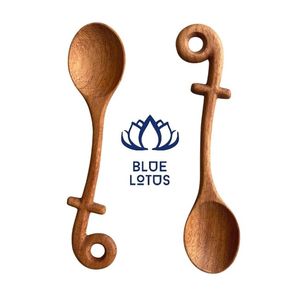 Cuillères à thé en bois d'acacia durable, 5,8 pouces, petites cuillères pour miel, confiture, condiments, lavage à la main uniquement, ustensiles de cuisine - VENTE CHAUDE en gros - Product Image 1
