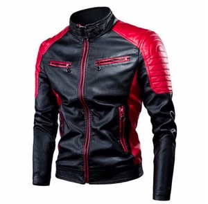 Veste en cuir de moto authentique de haute qualité - Product Image 1