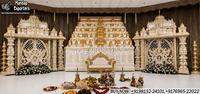 Décoration de Mandapam pour mariage indien, style Kalyana, pour mariages en Inde du Sud et au Sri Lanka, idéal pour les mariages en destination.