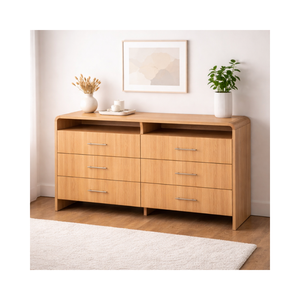 เฟอร์นิเจอร์ห้องนอน RIVEO RANGE ดีไซน์หรูหรา ทนทาน เป็นมิตรกับสิ่งแวดล้อม เฟอร์นิเจอร์ห้องนอนไม้ ตู้เสื้อผ้าไม้ - Product Image 1