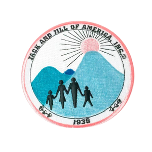 Patch brodé rose et bleu à coudre ou thermocollant, badge appliqué pour vestes, sacs à dos, chapeaux, uniformes, accessoires vestimentaires, cadeau, décoration - Product Image 1