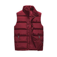 Gilet matelassé fin personnalisé OEM pour homme – Veste d'hiver sans manches de haute qualité, chaude, respirante, coupe-vent, avec logo frontal, chauffe-corps