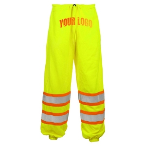 Pantalon de sécurité haute visibilité personnalisable, couleurs variées, bandes réfléchissantes, unisexe, certifié CE, anti-plis, séchage rapide, respirant - Product Image 2