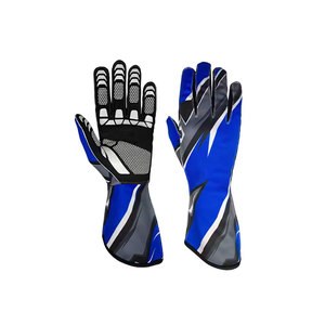 Gants de karting haute performance, impression par sublimation couleur personnalisée, manchette longue pour hommes et femmes - Product Image 1