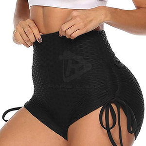 Shorts Deportivos de Secado Rápido para Mujer, Cintura Alta, Ajuste Delgado, Tela Elástica, para Gimnasio, Entrenamiento, Running, Estilo Personalizado - Product Image 5