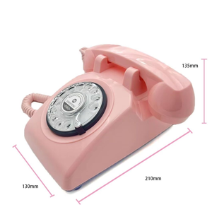 Wedding Trend rotativo Retro <span class=keywords><strong>telefono</strong></span> Vintage antico <span class=keywords><strong>telefono</strong></span> Audio messaggio <span class=keywords><strong>libro</strong></span> per <span class=keywords><strong>la</strong></span> festa di nozze - Product Image 3