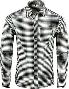Chemises pour hommes en coton 100% anti-boulochage à manches longues, à carreaux, décontractées, grandes tailles, personnalisées par le fabricant, pour l'automne - Product Image 2