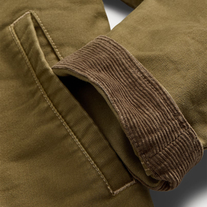 Veste de travail vintage en velours côtelé de qualité supérieure pour homme, style militaire, personnalisable OEM, résistante au vent, collection Hiver Heritage Americana - Product Image 5