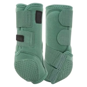Botas de equitación con logotipo personalizado y protección amortiguadora para tendones y nudillos del caballo, hechas en Pakistán. - Product Image 3