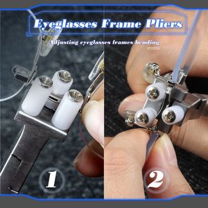 Optical Trident Pliers 6-Inch <b>Eyeglasses</b> Adjusting <b>Frame</b> Bending Bridge Temple Pliers <b>Eyeglasses</b> Repair - Product Image 4
