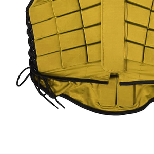 Chaleco de equitación acolchado y transpirable para mujer, con cremallera frontal de 2 vías, en colores y tallas personalizadas, al por mayor. - Product Image 6