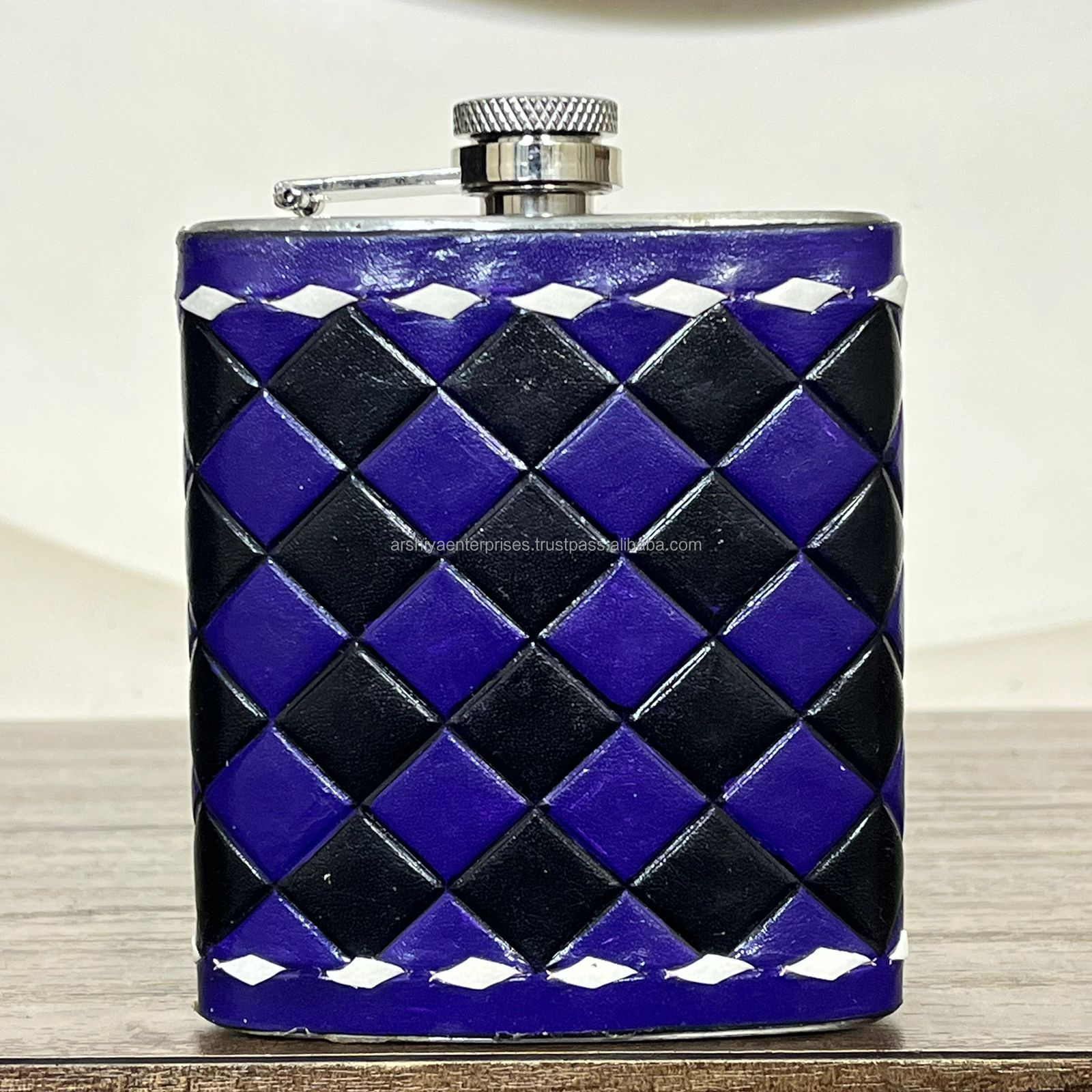 Purple & Black Checkered