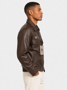 Chaqueta de cuero de alta calidad diseñada para brindar estilo, comodidad y un rendimiento duradero en todas las estaciones. Chaqueta de cuero de alta calidad. - Product Image 3