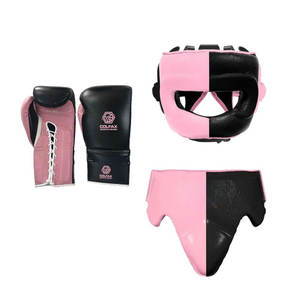 Conjunto de Boxeo Personalizado OEM de Cuero de Alta Calidad, Ecológico, con Guantes, Protector de Cabeza y Protector Inguinal para Entrenamiento en Gimnasio - Product Image 5