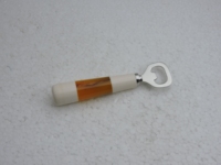 Ouvre-bouteille et tire-bouchon 2-en-1 en acier inoxydable avec manche en bois écologique au design unique – Ensemble d'outils de cuisine modernes