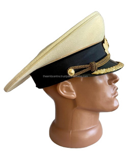 Casquette noire en laine personnalisée de haute qualité Nouveau design élégant avec logo brodé Accessoire uniforme de qualité Adultes Parties à usage quotidien - Product Image 6
