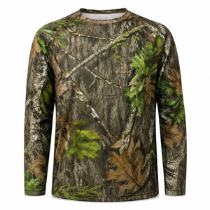 Unisex Full Sleeve Camouflage Hunting Shirt Breathable Waterproof Windproof Coolmax Summer Outdoor Wear - Product Image 1
