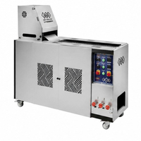 Industrielle Motorisierte Roti-Pressmaschine Rostbeständiger Metallkörper Variable Größe Automatischer Tortilla-Hersteller 500 Stück pro Stunde Ausbeute