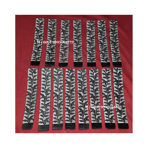 Brûleur d'encens en pierre ollaire naturelle, design artisanal en forme de feuille attrayante, pour la maison, l'hôtel et le temple, support pour bâtonnets d'encens - Product Image 2