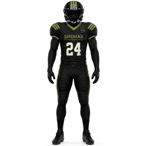 Uniforme de Fútbol Americano para Escuelas y Uniforme de Fútbol Personalizado para Equipos, Perfecto para Juego Competitivo y Recreativo - Product Image 1