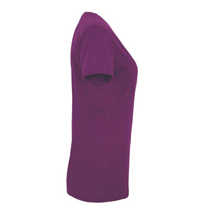 T-shirts pour femmes, été, écologiques, respirants, manches courtes, col en V, 100% coton, personnalisables, fabriqués au Pakistan, OEM - Product Image 4