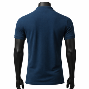 Chemise polo pour homme de haute qualité, personnalisée, nouveau design, respirante, grande taille, logo brodé, manches courtes - Product Image 2