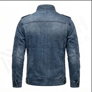 2025 nouvelle mode Street Wear Style hommes Denim veste sur mesure de haute qualité respirant avant Logo hiver pour hommes - Product Image 3