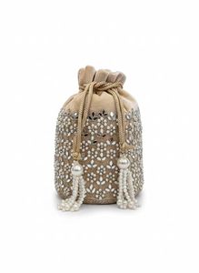 Embroidery Potli <b>Bag</b> Handmade Ethnic Indian Drawstring Pouch for Wedding <b>Party</b> Festive Traditional Gift Packaging at <b>cheap</b> price - Product Image 5