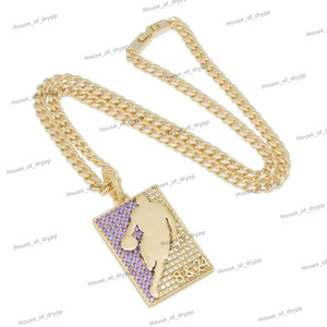 Pendentif joueur de basket-ball avec diamants en moissanite en argent sterling 925 glacé, charme sportif hip-hop pour hommes et femmes - Product Image 3