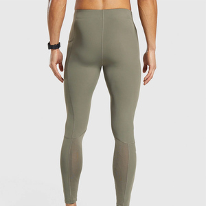 Leggings de compression athlétiques pour hommes, personnalisables, de qualité supérieure, pour la course et l'entraînement en salle de sport - Product Image 3