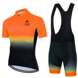Vêtements de cyclisme pour hommes, manches courtes, respirants, pour VTT, maillot de cyclisme, uniforme de vélo, ensemble de maillot de cyclisme, vente chaude de l'été - Product Image 1