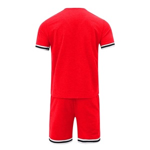 Conjunto Deportivo de Verano para Hombre, Dos Piezas, Color Sólido, Cuello Polo, Transpirable, Casual - Product Image 2
