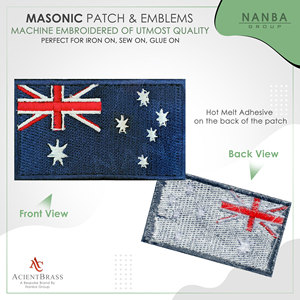 Australia National Flag Embroidered Iron <b>on</b> <b>Sew</b> <b>On</b> <b>Patch</b> Badge - Product Image 2