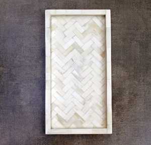 ถาดสลักลายกระดูกทำจากไม้ธรรมชาติทำด้วยมือปรับแต่งได้สำหรับบ้านร้านอาหารโรงแรมโดยตรง - Product Image 1