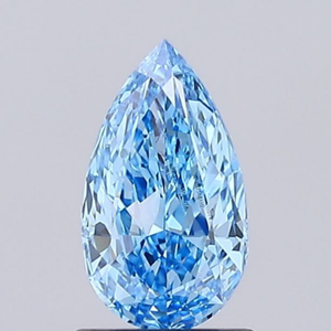 Diamante Azul Corte Pera Intenso Azure Mist 5.00-5.10 CTS, Claridad VVS2 VS1, Certificado IGI, Cultivado en Laboratorio, para Joyería - Product Image 2