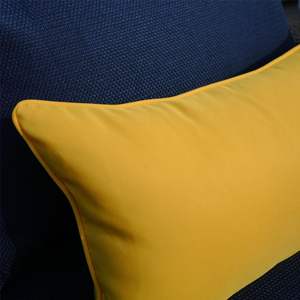 Juego de 2 Cojines Lumbares y de Asiento Amarillo Brillante de 11.81" X 21.65" X 6.1" Modelo D0100H50NET Hechos de Tela de Poliéster - Product Image 6