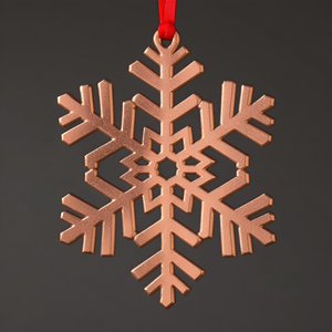 ไฟประดับคริสต์มาส LED รูปเกล็ดหิมะอะคริลิคสีเขียวแบบกำหนดเอง ตกแต่งบ้านได้ทั้งภายในและภายนอกอาคาร สำหรับอุปกรณ์ตกแต่งบ้าน - Product Image 2